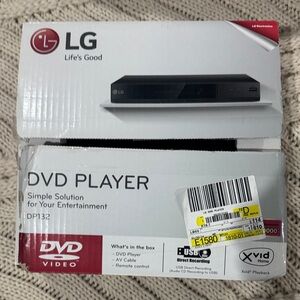 LG Black DVD Player with USB Direct Recording New in box/Never used